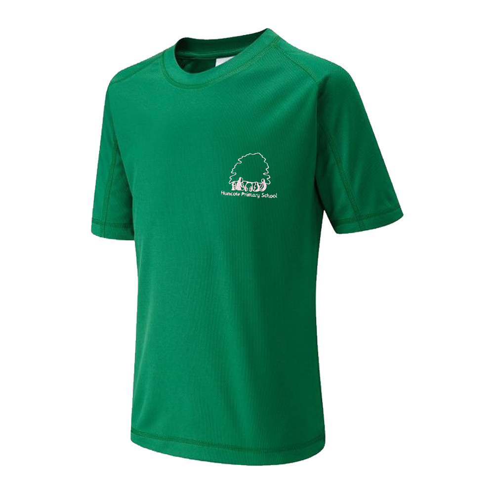 Huncote Emerald PE Tee, Huncote Primary School