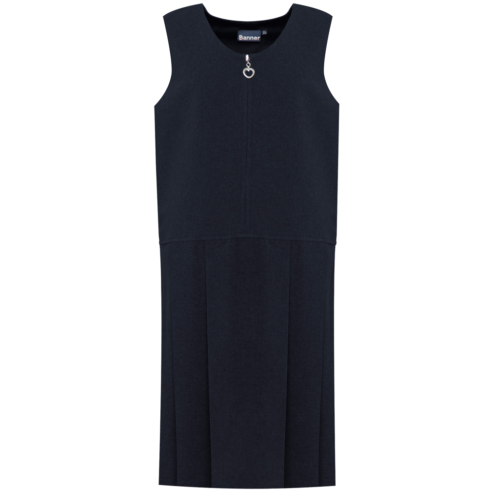 Girls Navy Lynton Pinafore Dress, The Revel C of E Primary School