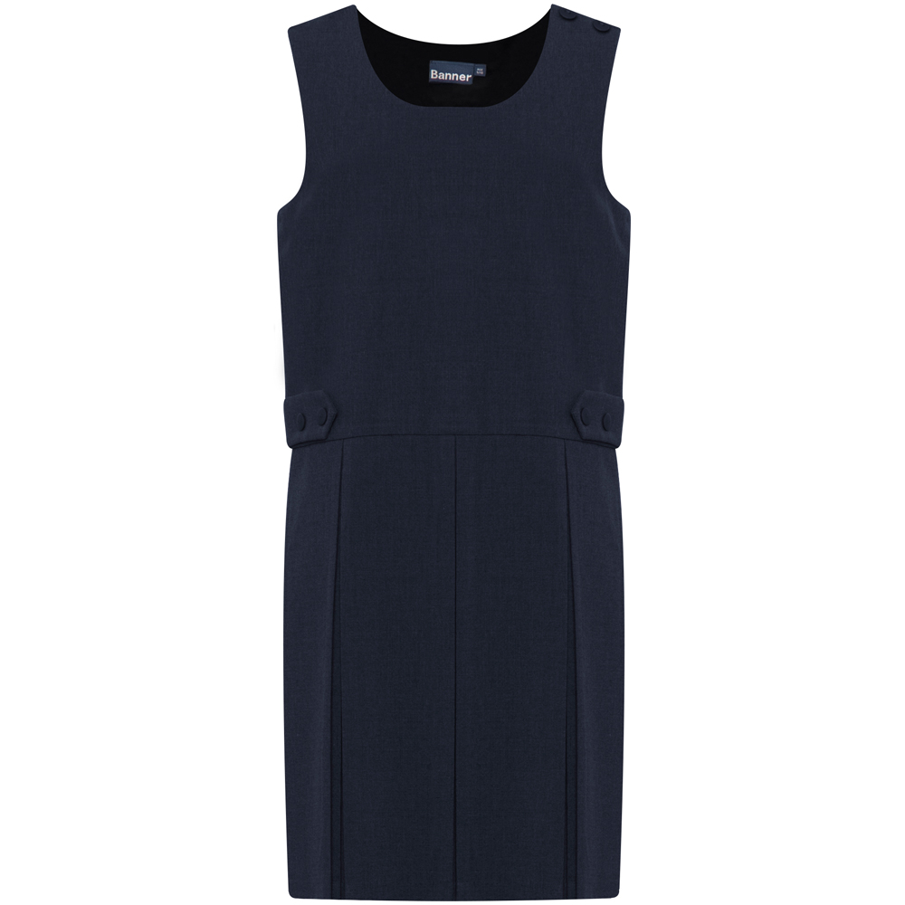 EskimoST-264_1.jpg Girls Navy Tenby Pinafore Dress, The Revel C of E Primary School