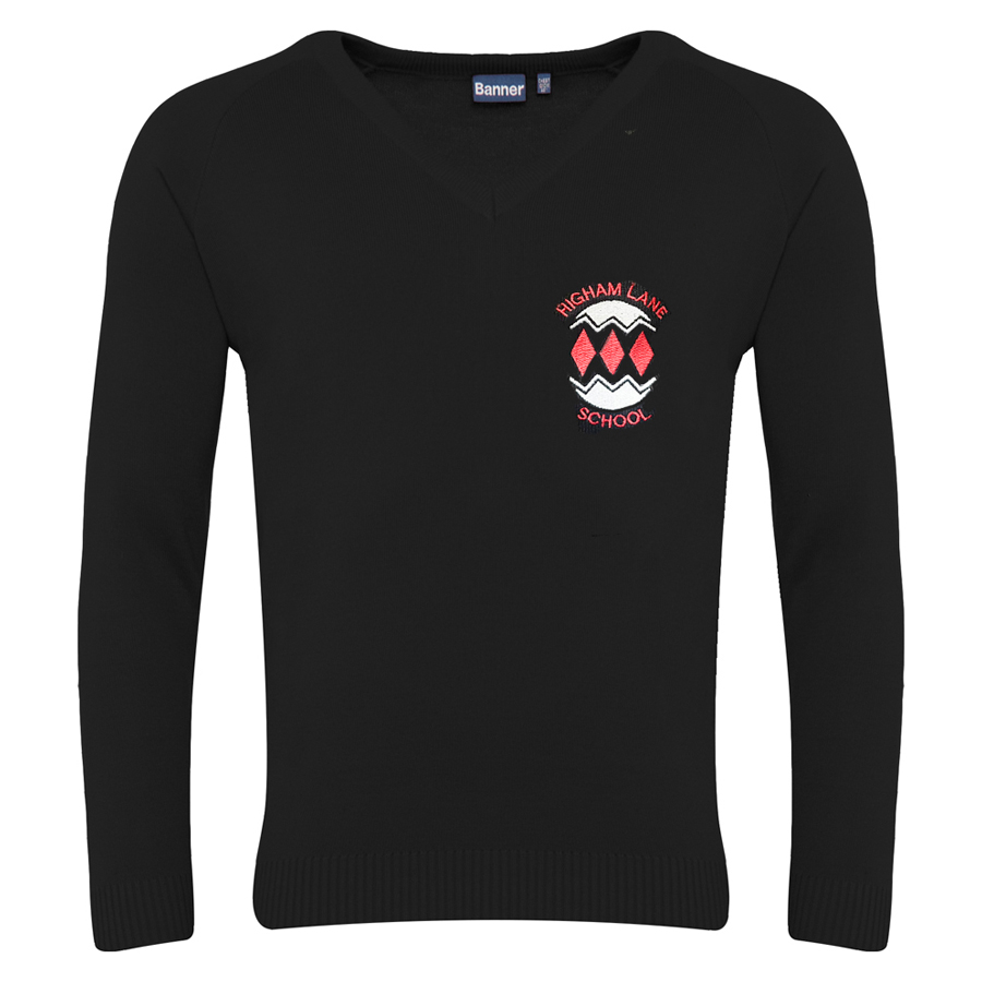 Higham Lane V-Neck Jumper, Higham Lane School