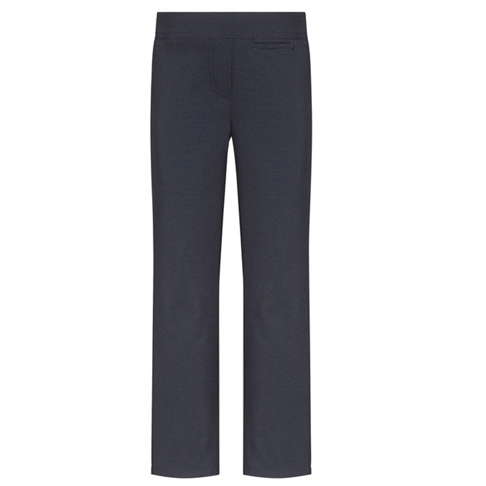 Girls Navy junior Slimfit Trouser, The Revel C of E Primary School