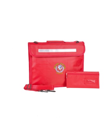 MICHAEL DRAYTON RED BOOK BAG, Michael Drayton Junior School