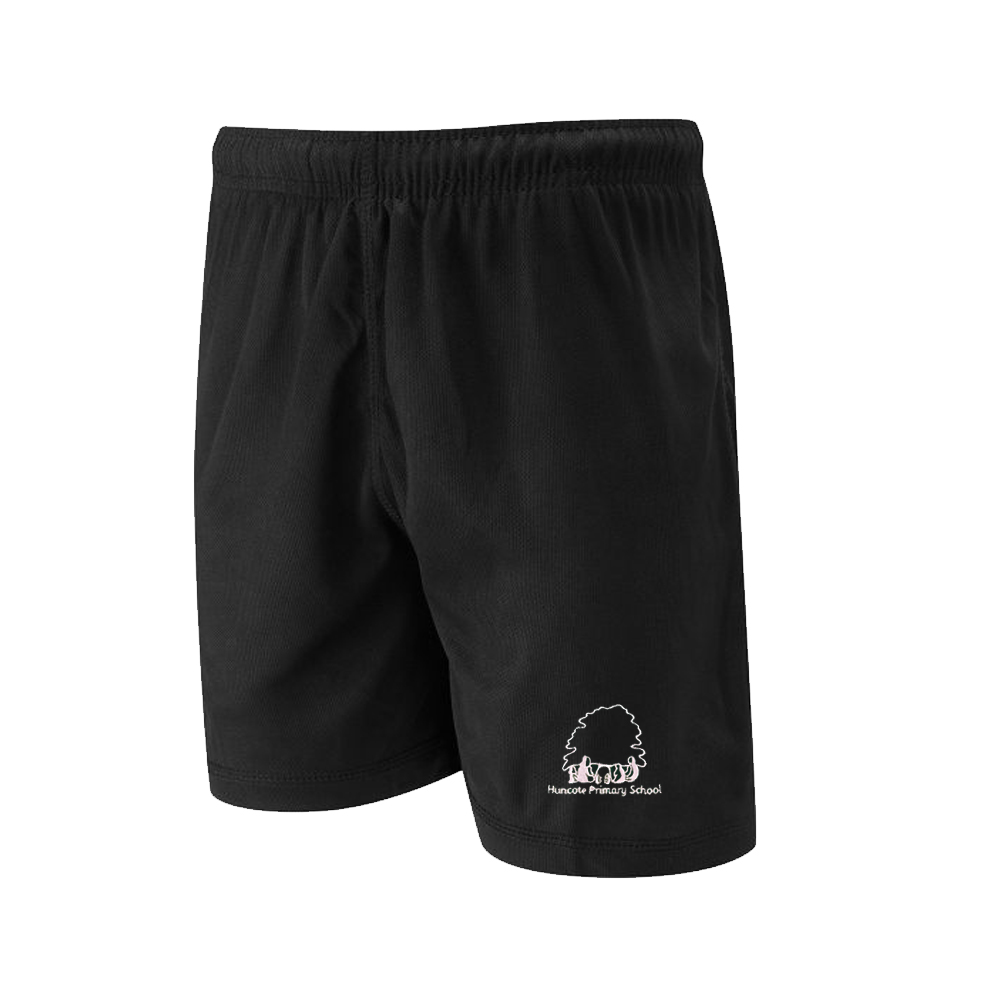 Huncote Black PE Shorts, Huncote Primary School