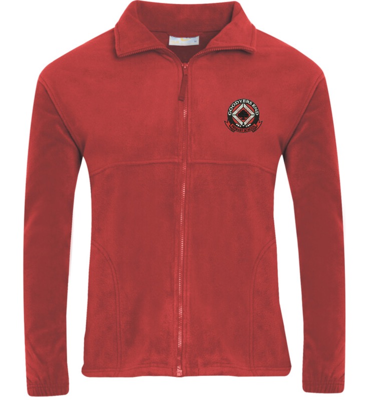 EskimoST-669_1.jpg Goodyers End Red Fleece with logo, Goodyers End Primary School