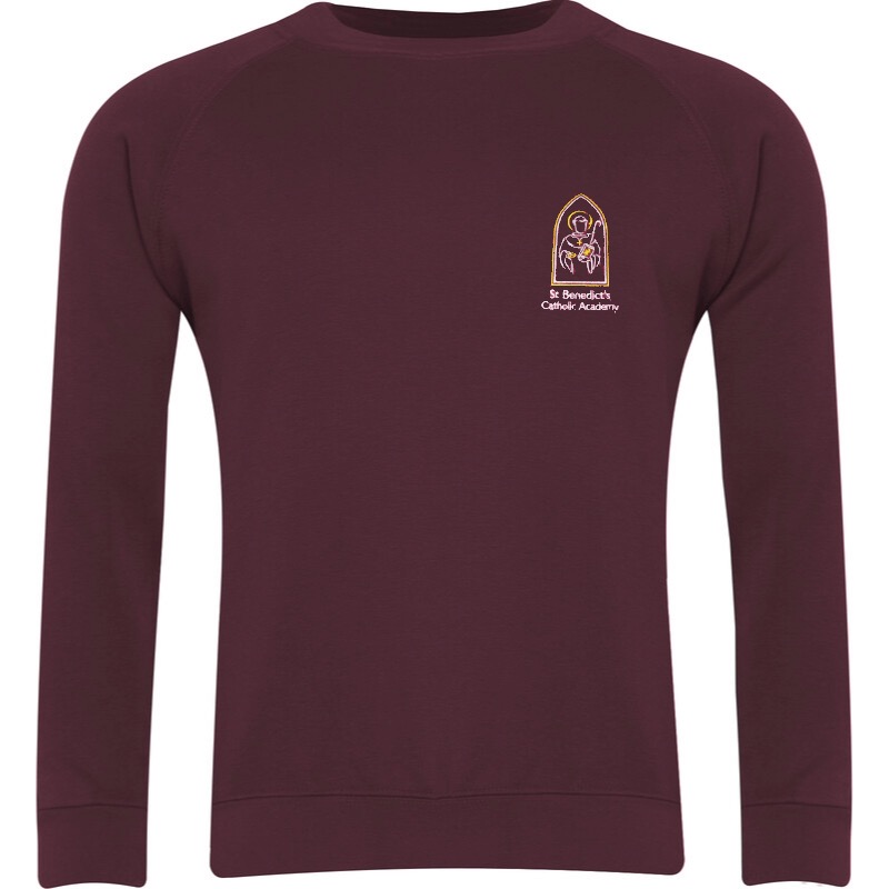 St Benedict's Crew Neck Sweater, St Benedicts Primary Catholic academy
