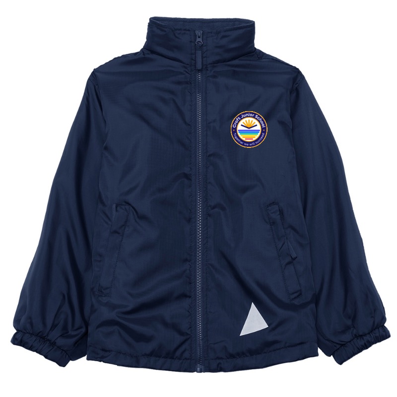 Croft Junior Eco Mistral Jacket with logo, Croft Junior School