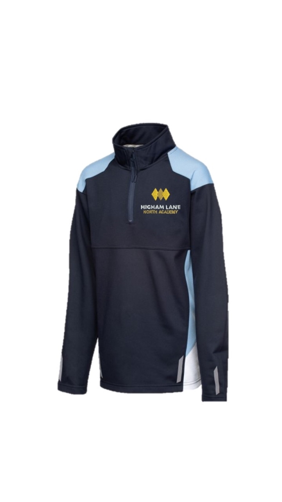 Higham Lane North Qtr Zip Top, Higham Lane North Academy