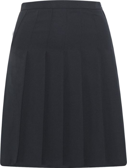 EskimoST-967_1.jpg Senior Girls Navy Stitch Down Pleat Skirt, Higham Lane North Academy